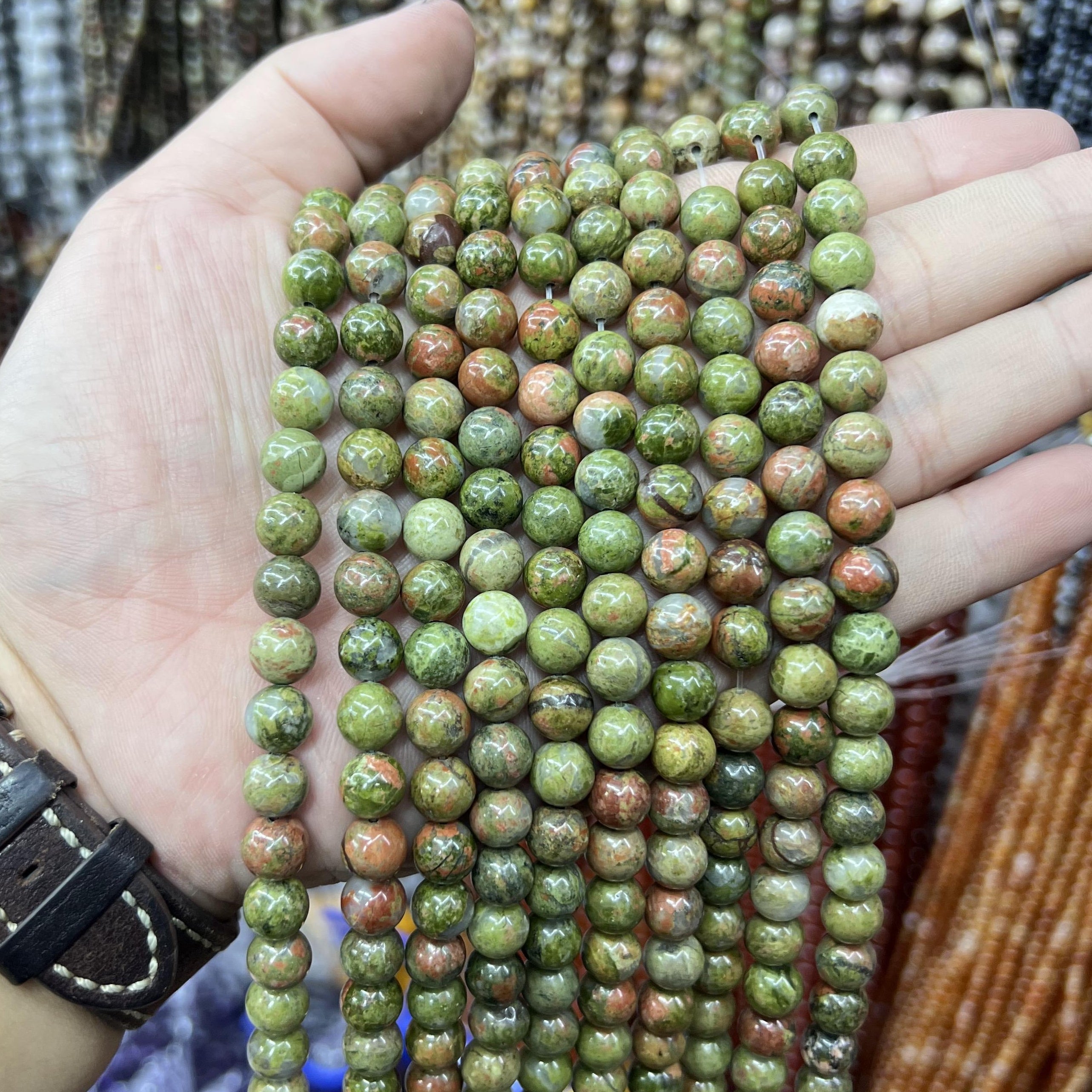 Round Beads 6mm 8mm 10mm  Free Shipping