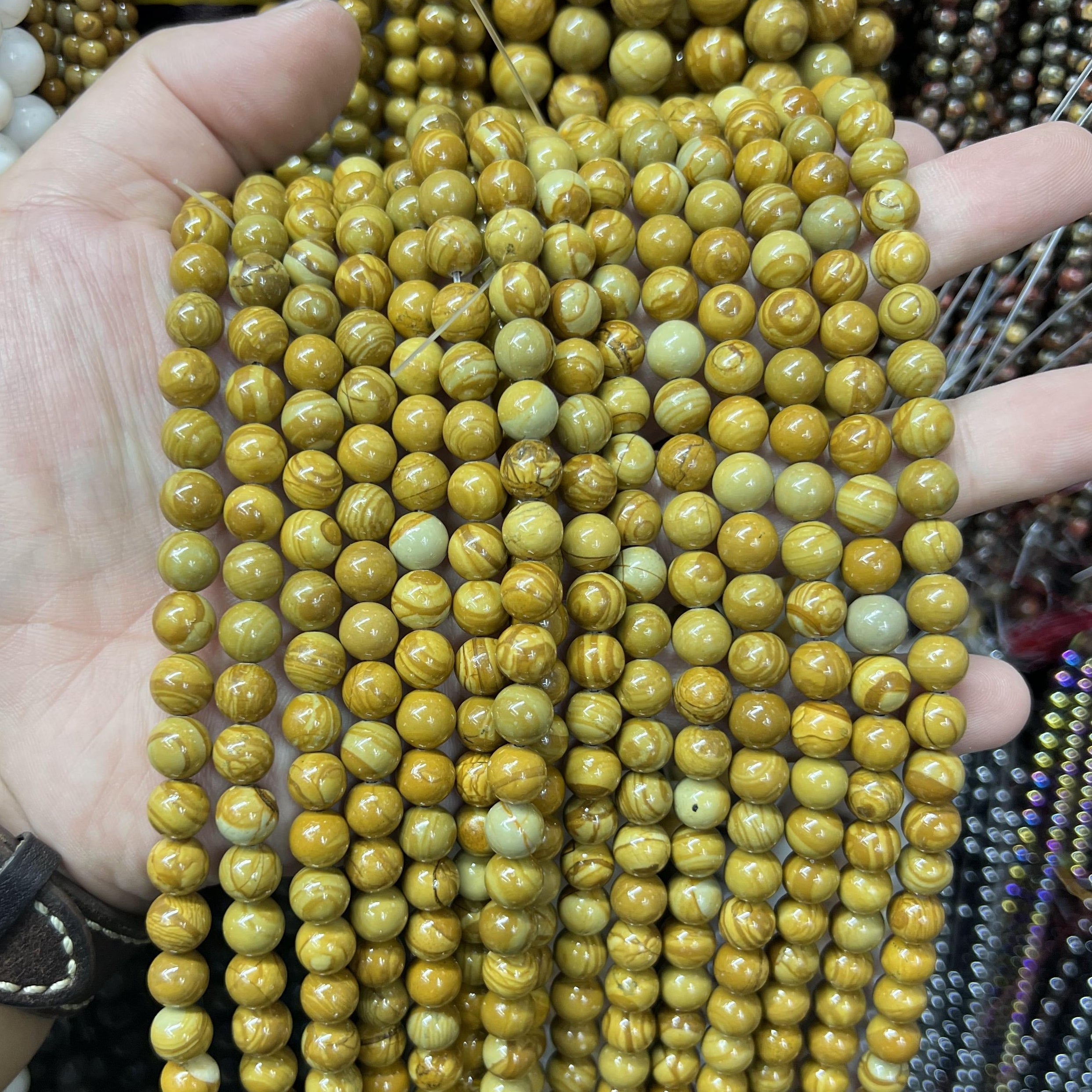 Round Beads 6mm 8mm 10mm  Free Shipping