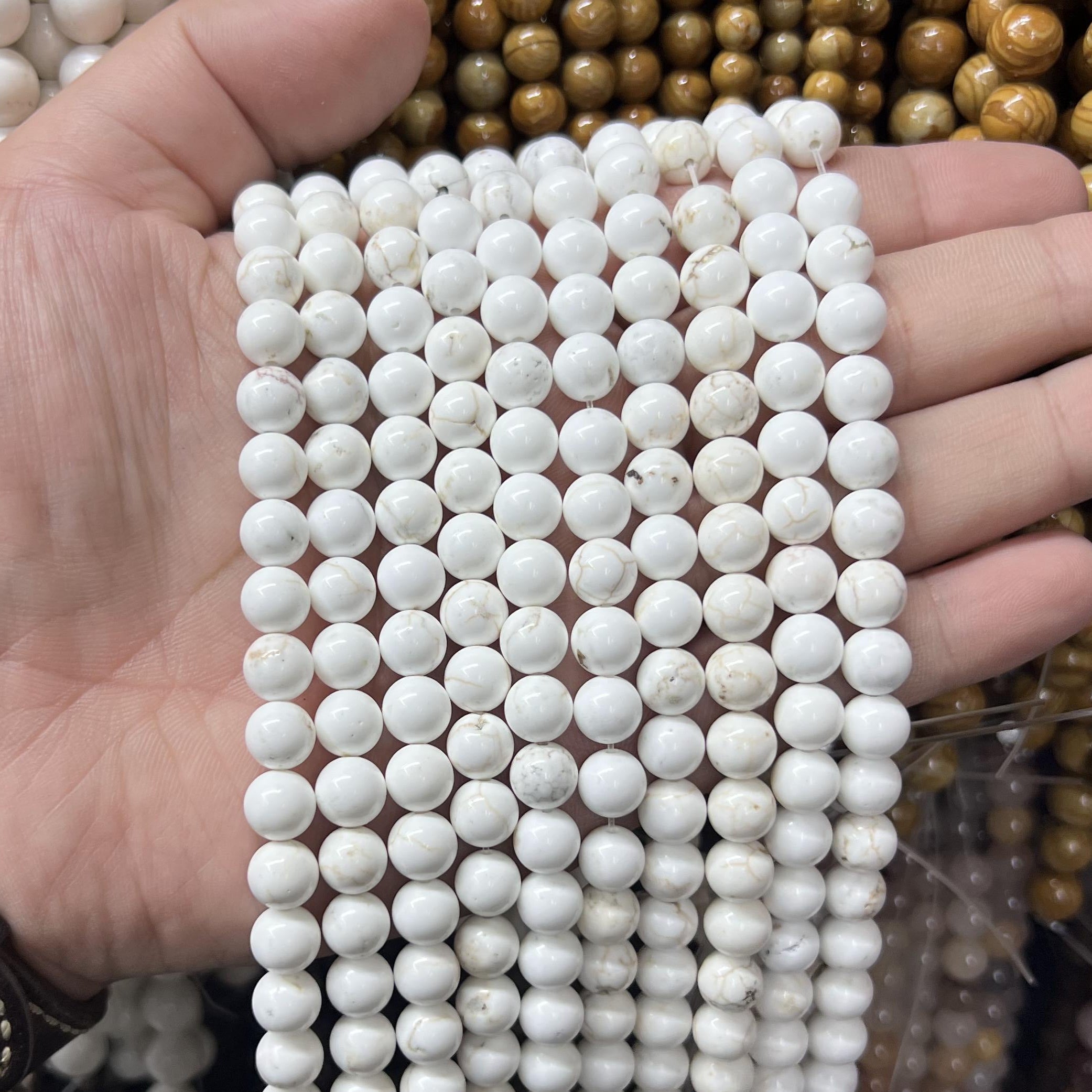 Round Beads 6mm 8mm 10mm  Free Shipping