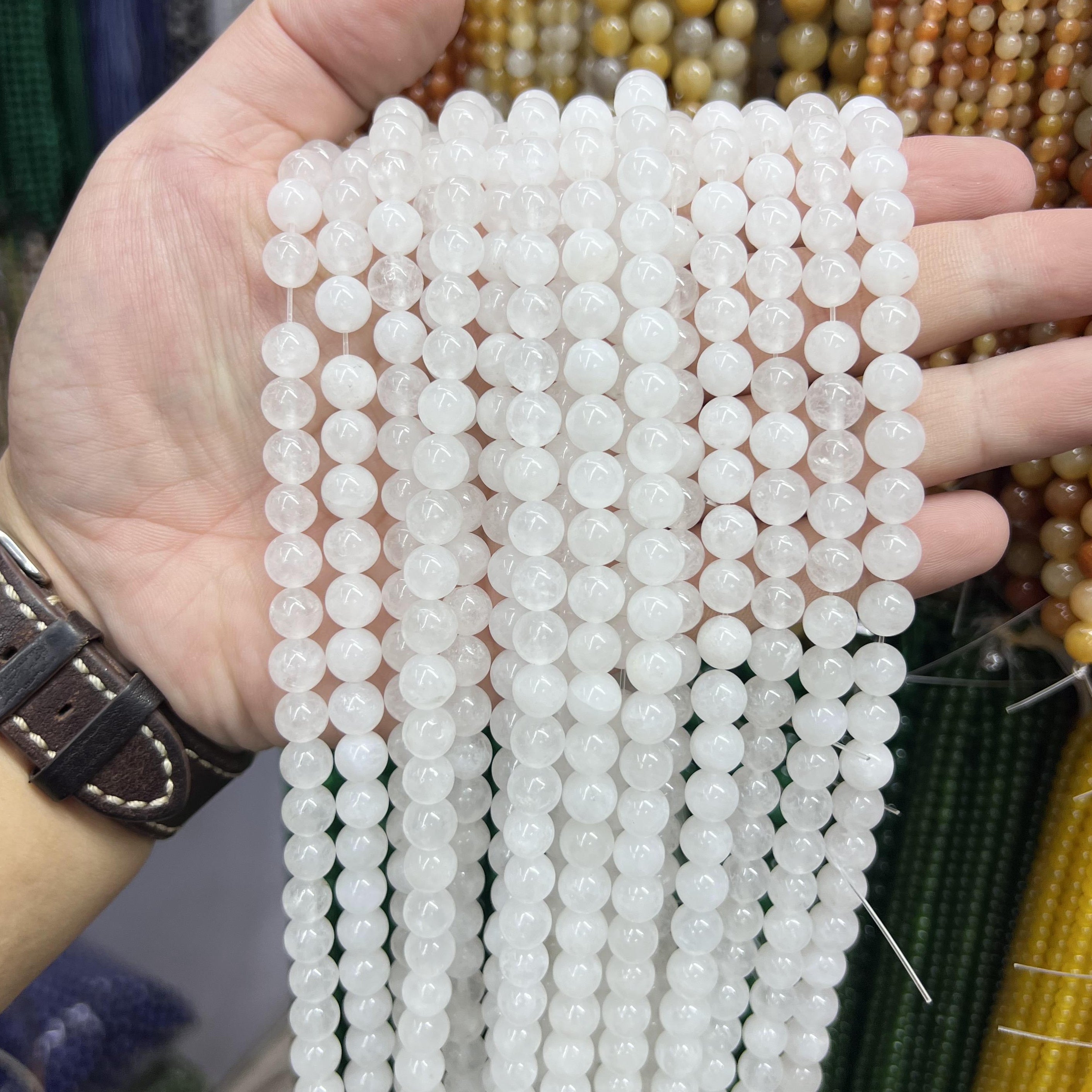 Round Beads 6mm 8mm 10mm  Free Shipping