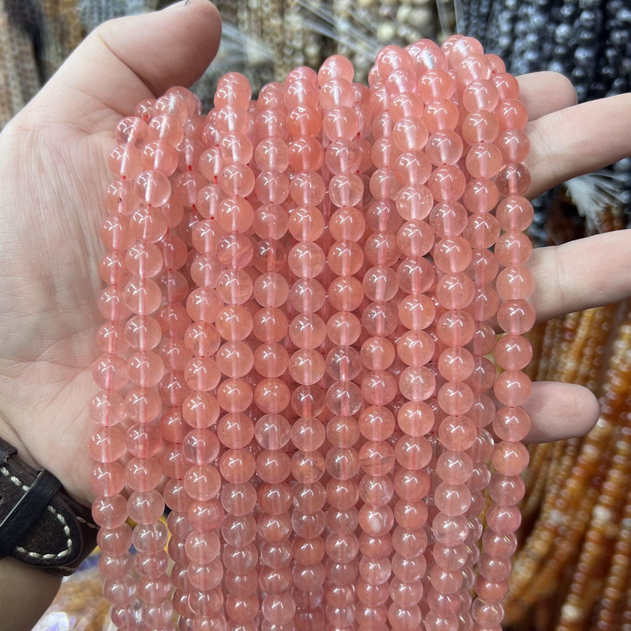 Round Beads 6mm 8mm 10mm  Free Shipping