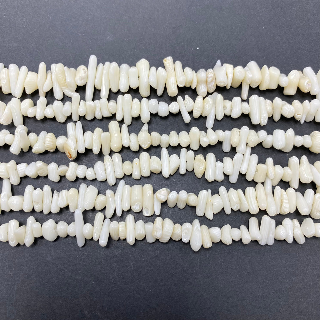 Tube Shape Coral Beads