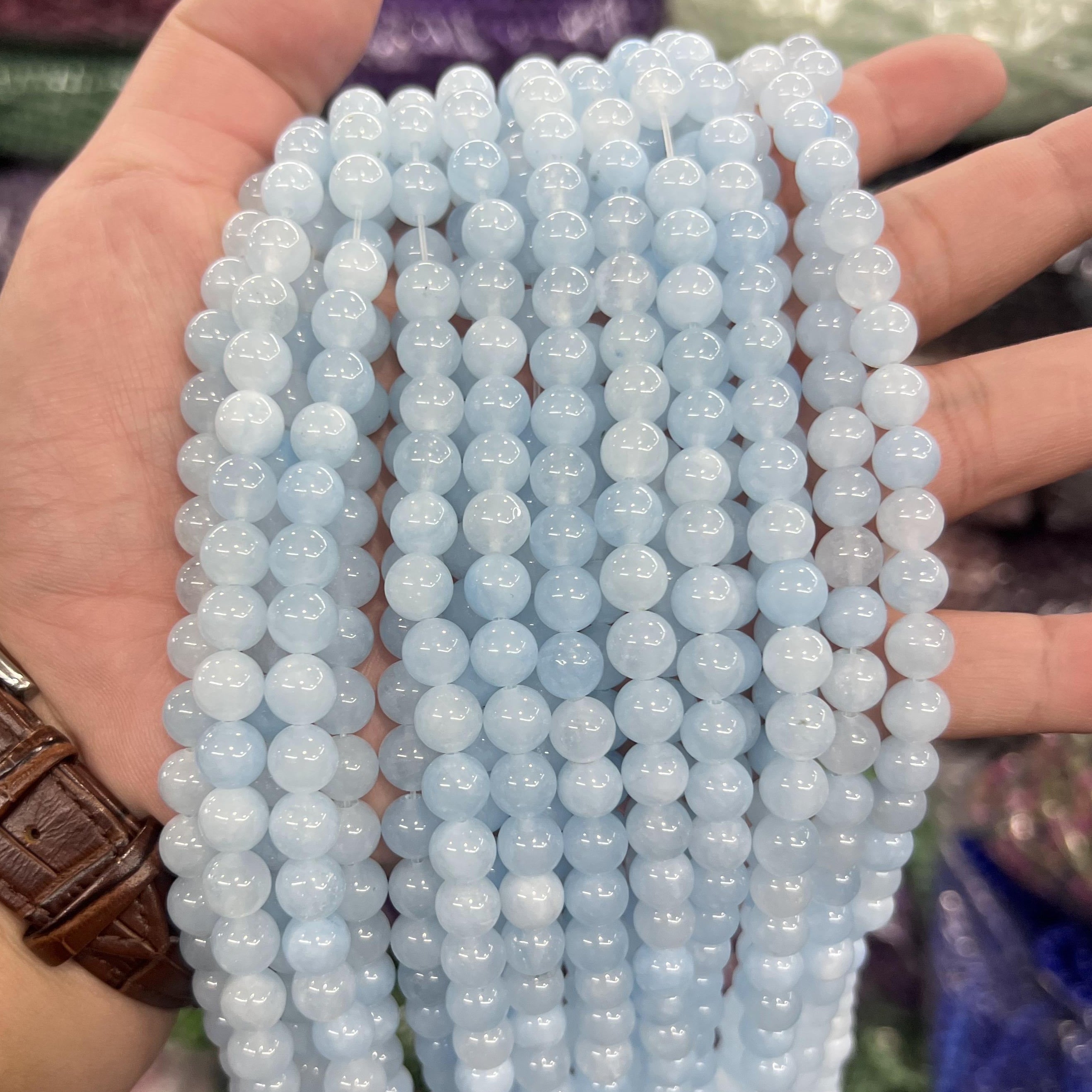 Round Beads 6mm 8mm 10mm  Free Shipping