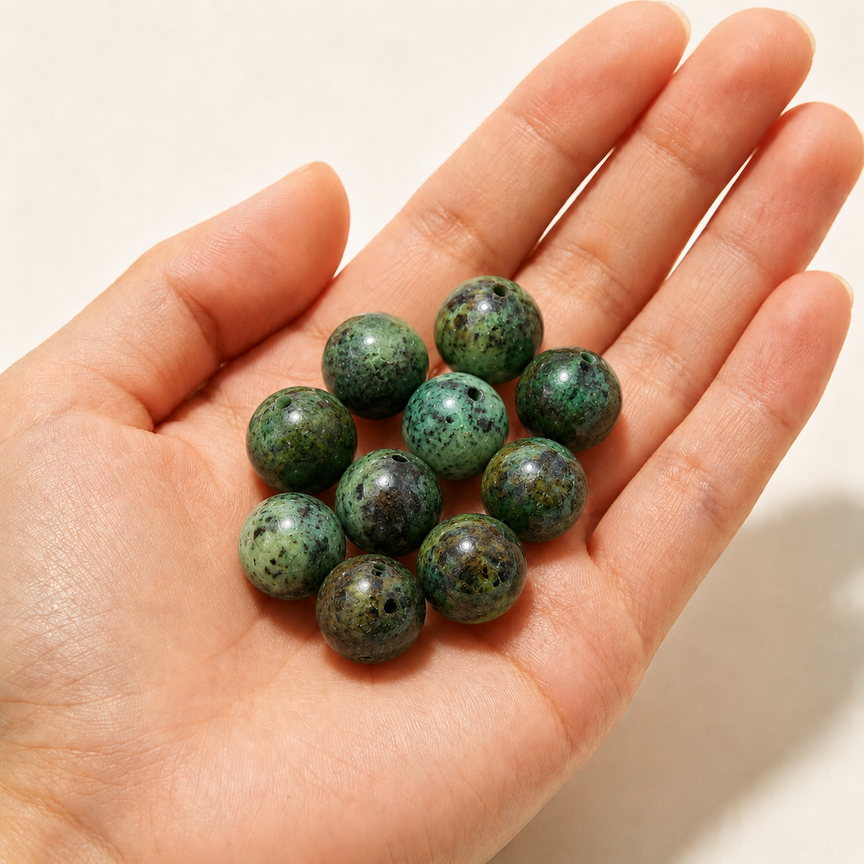 $0.99-10PCS Round Smooth Beads 8mm