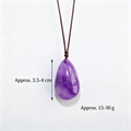 Healing Crystal Semi-Precious Stone Pendant Necklace