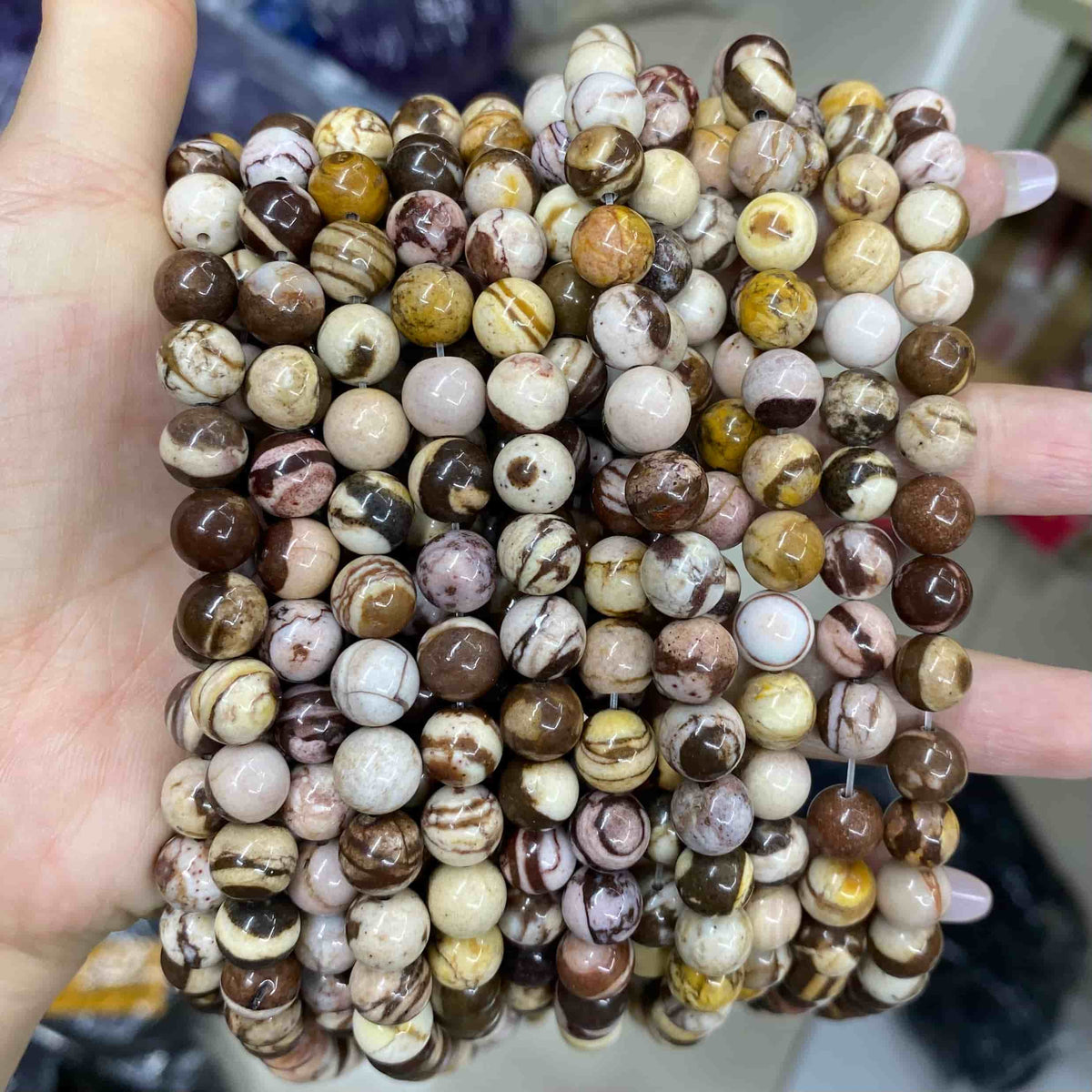 Round Smooth Jasper Beads 4mm 6mm 8mm 10mm