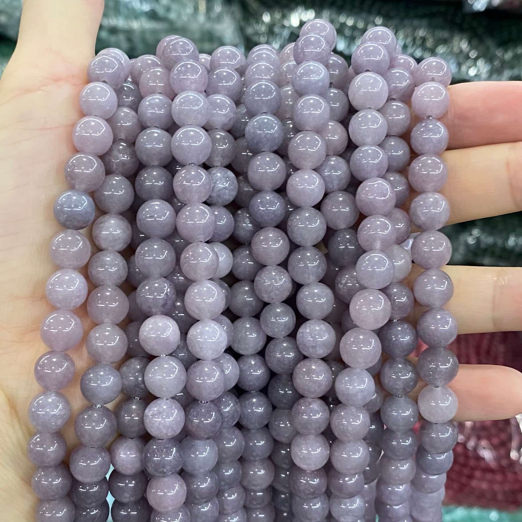 $1.99-8mm Color Jade Beads Round Smooth/Faceted Beads