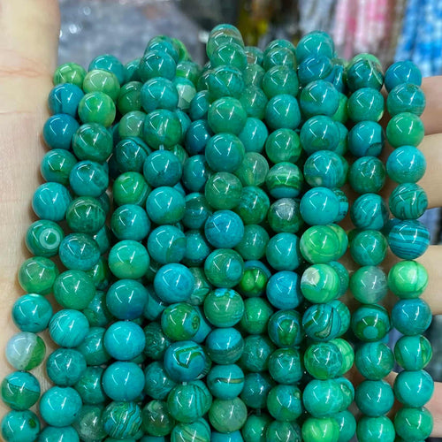 #2 Round Aagte Beads 6mm/8mm/10mm