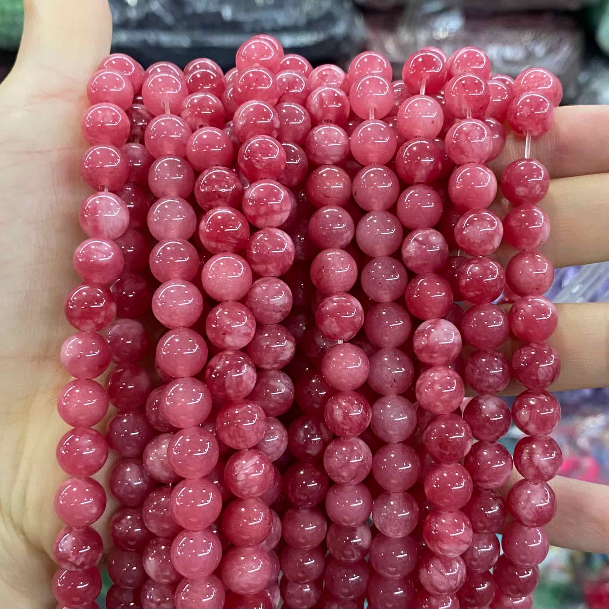 Color Jade Beads Round Smooth/Faceted Beads 6mm/8mm/10mm