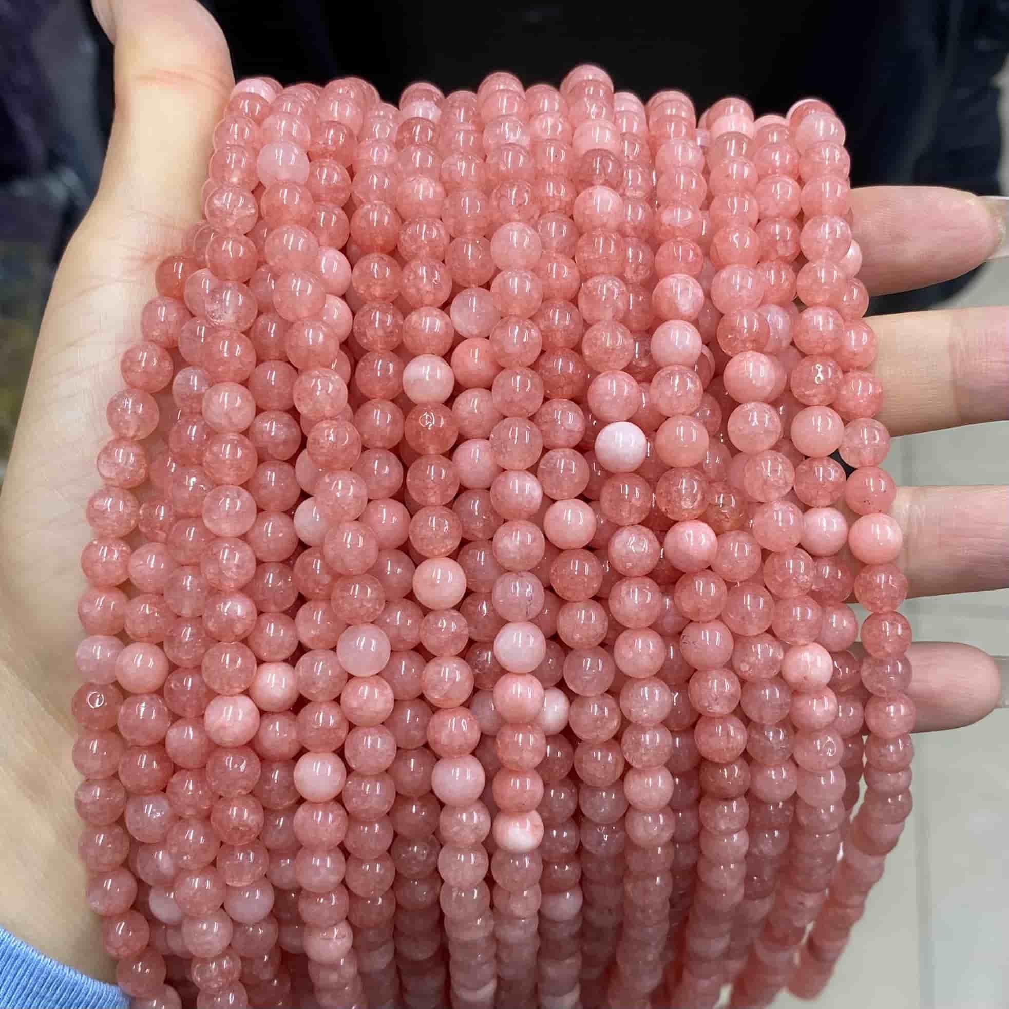 $1.99-8mm Color Jade Beads Round Smooth/Faceted Beads