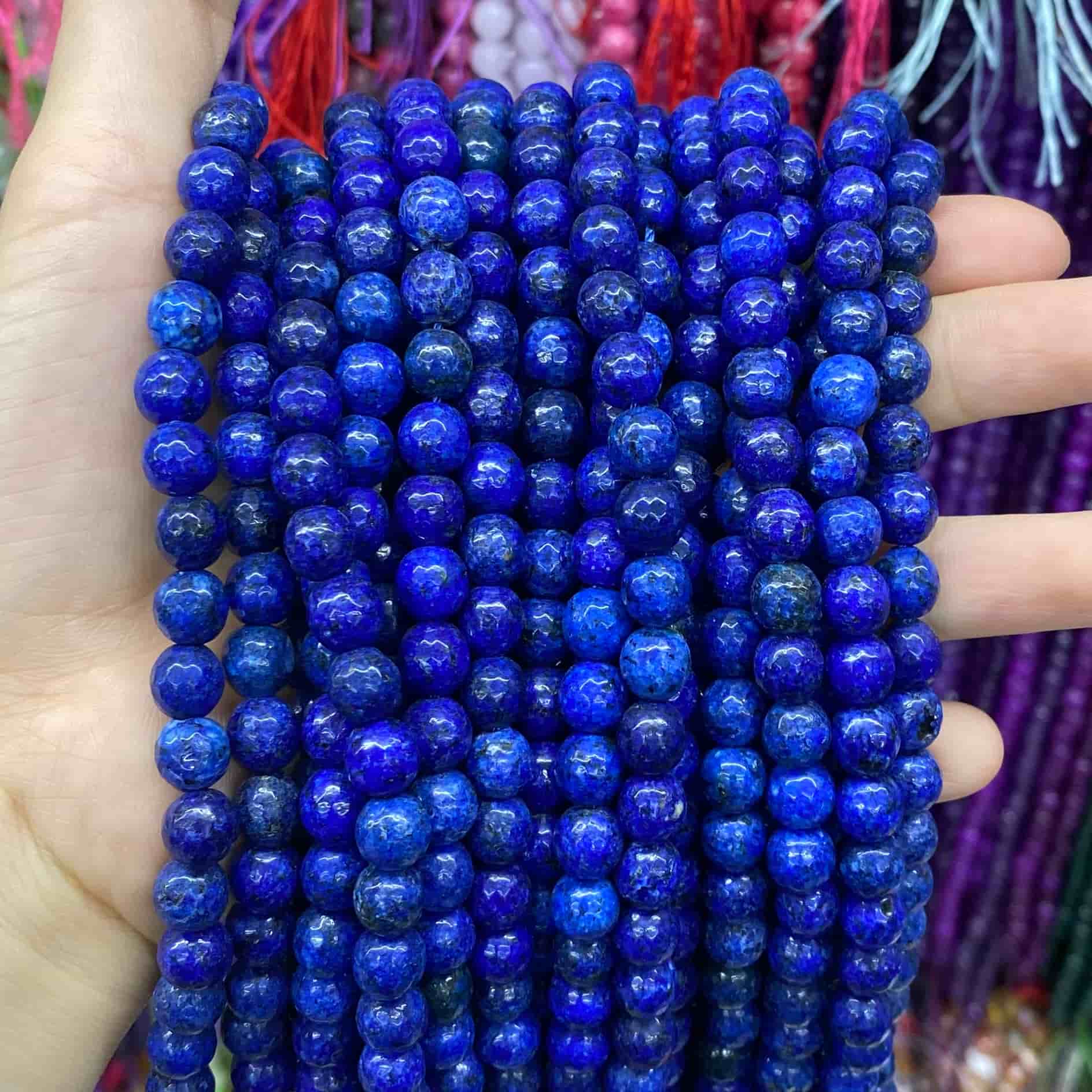 Color Jade Beads Faceted Round Beads 6mm/8mm/10mm