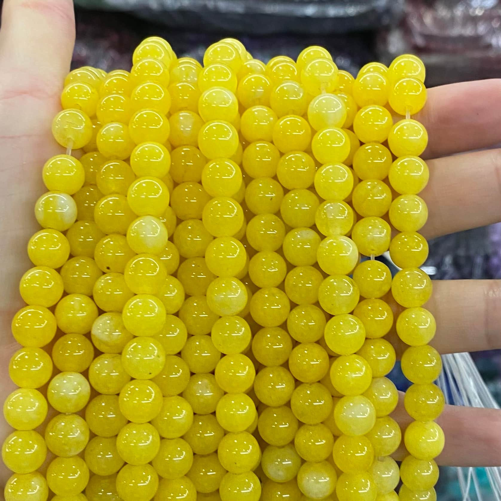 Color Jade Beads Round Smooth/Faceted Beads 6mm/8mm/10mm