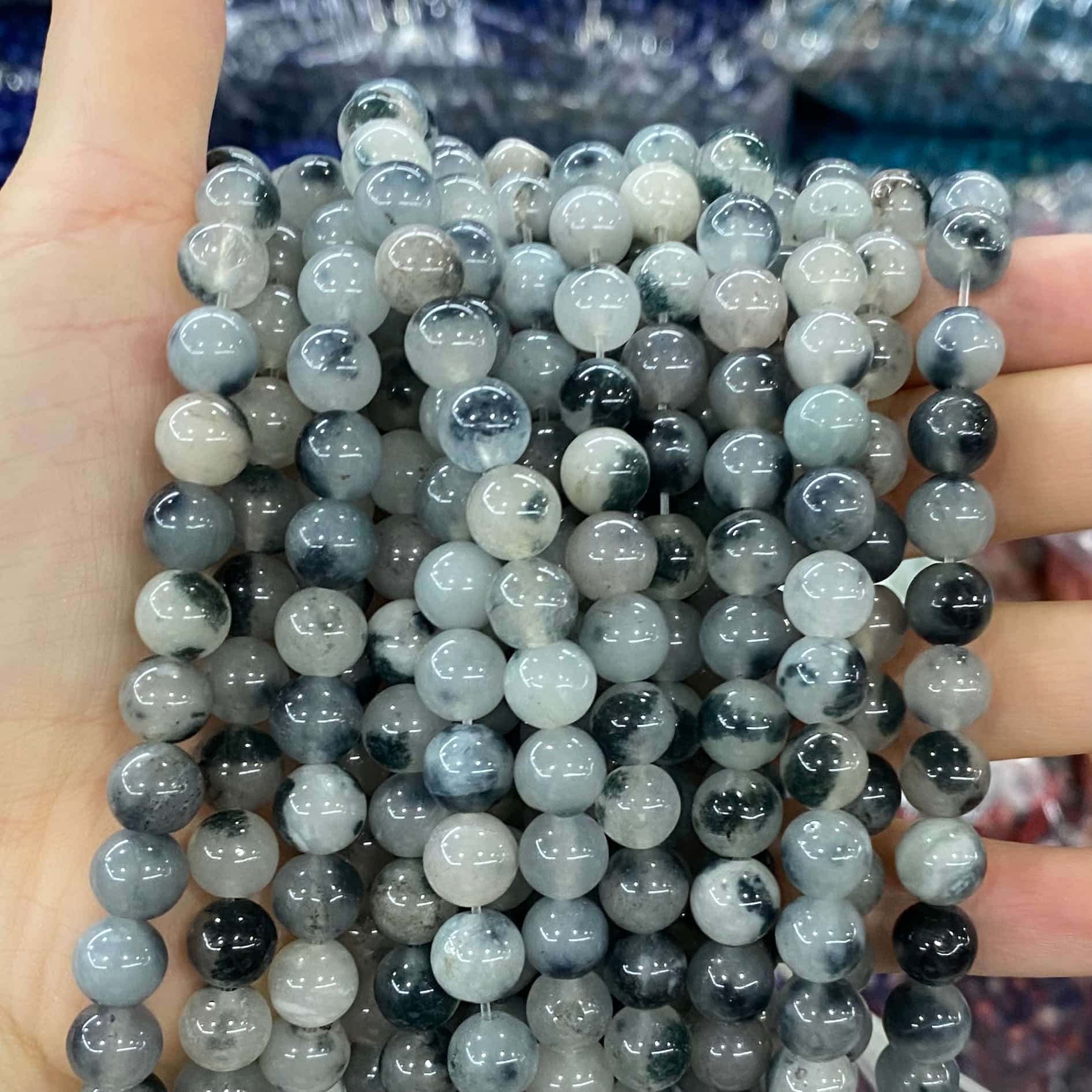$1.99-8mm Color Jade Beads Round Smooth/Faceted Beads