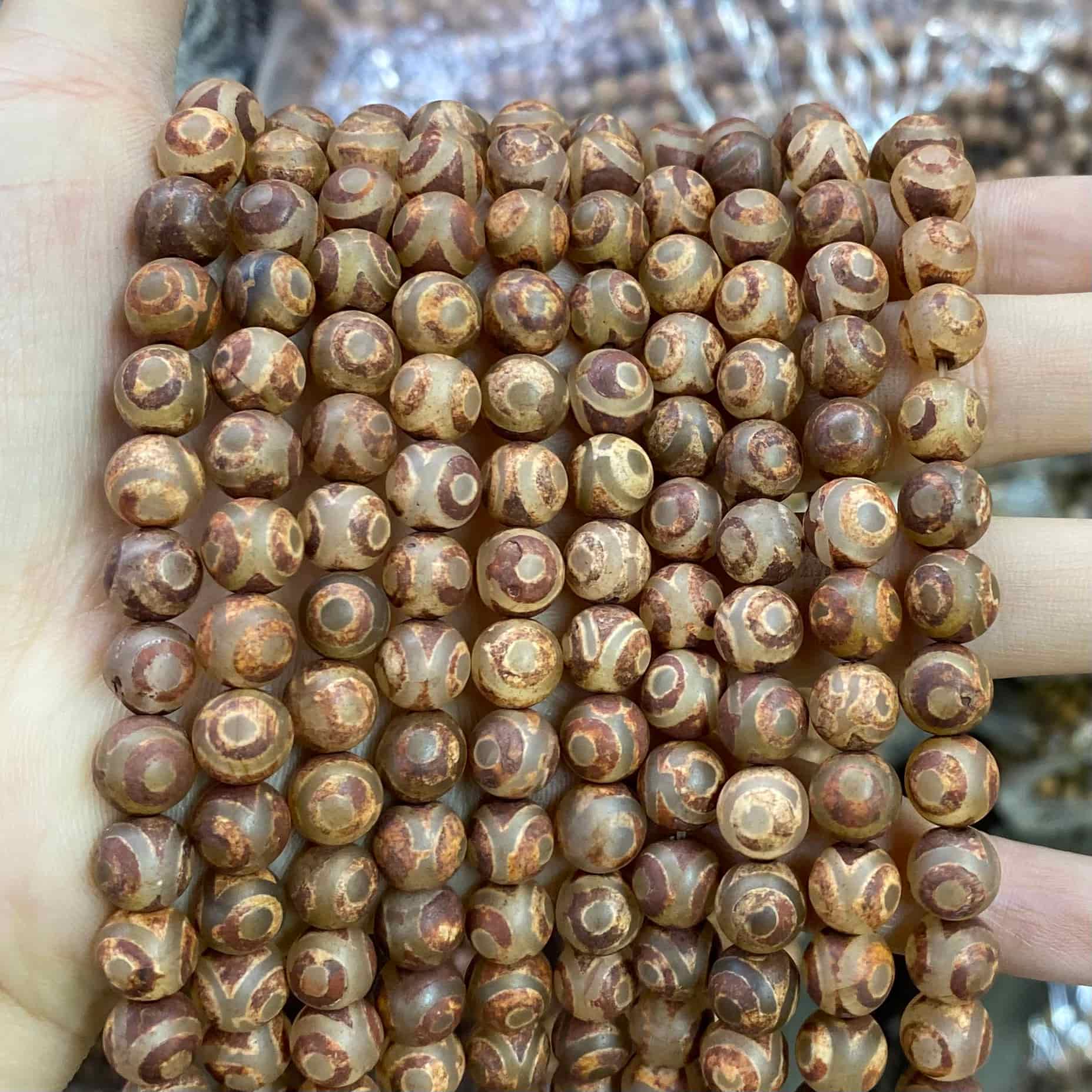 #2 Round Aagte Beads 6mm/8mm/10mm