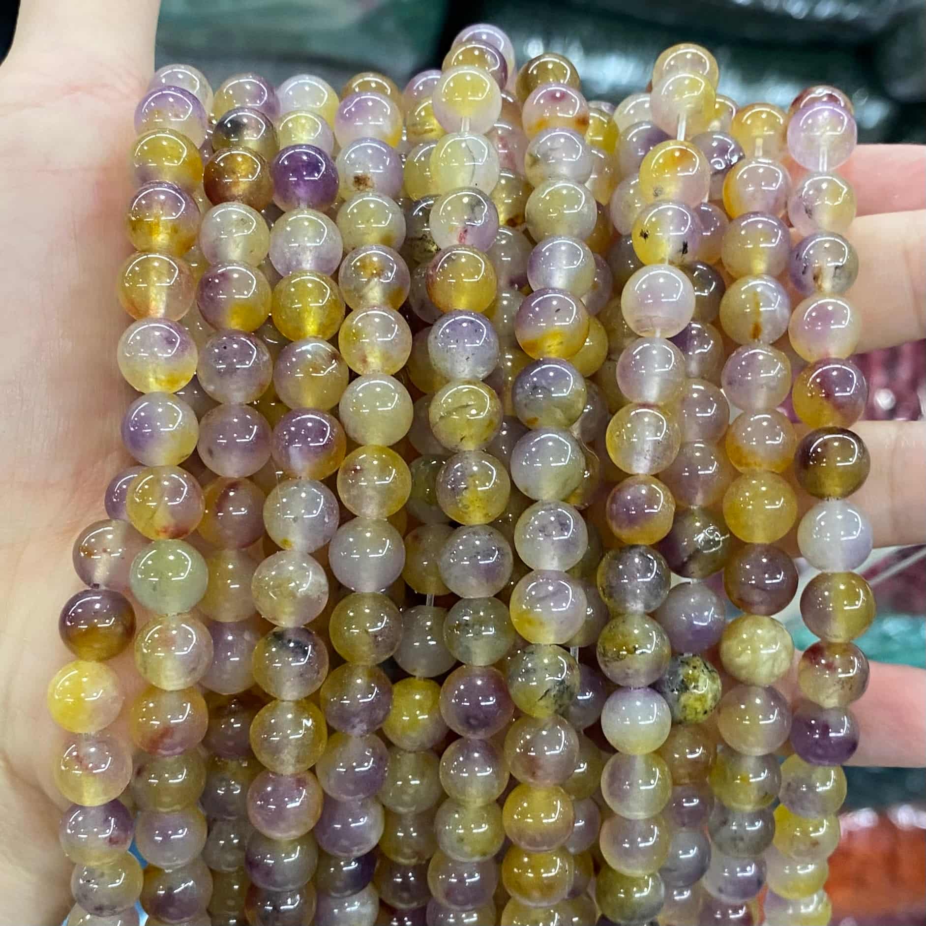 $1.99-8mm Color Jade Beads Round Smooth/Faceted Beads