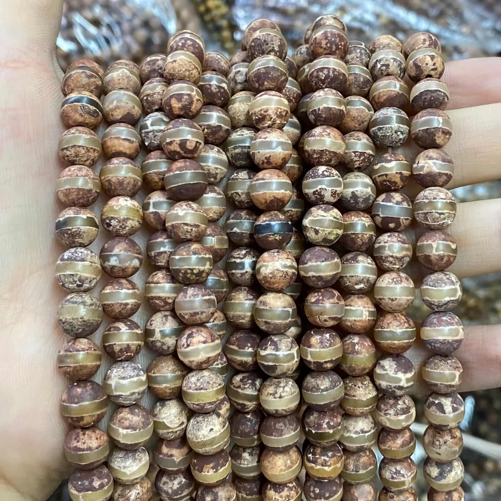 #2 Round Aagte Beads 6mm/8mm/10mm
