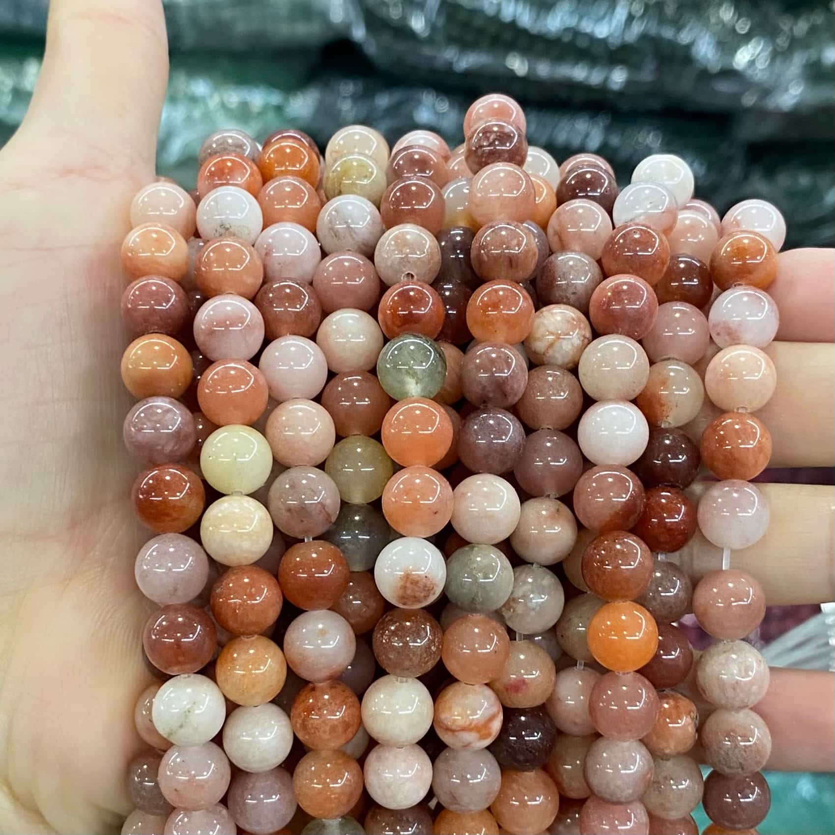 $1.99-8mm Color Jade Beads Round Smooth/Faceted Beads