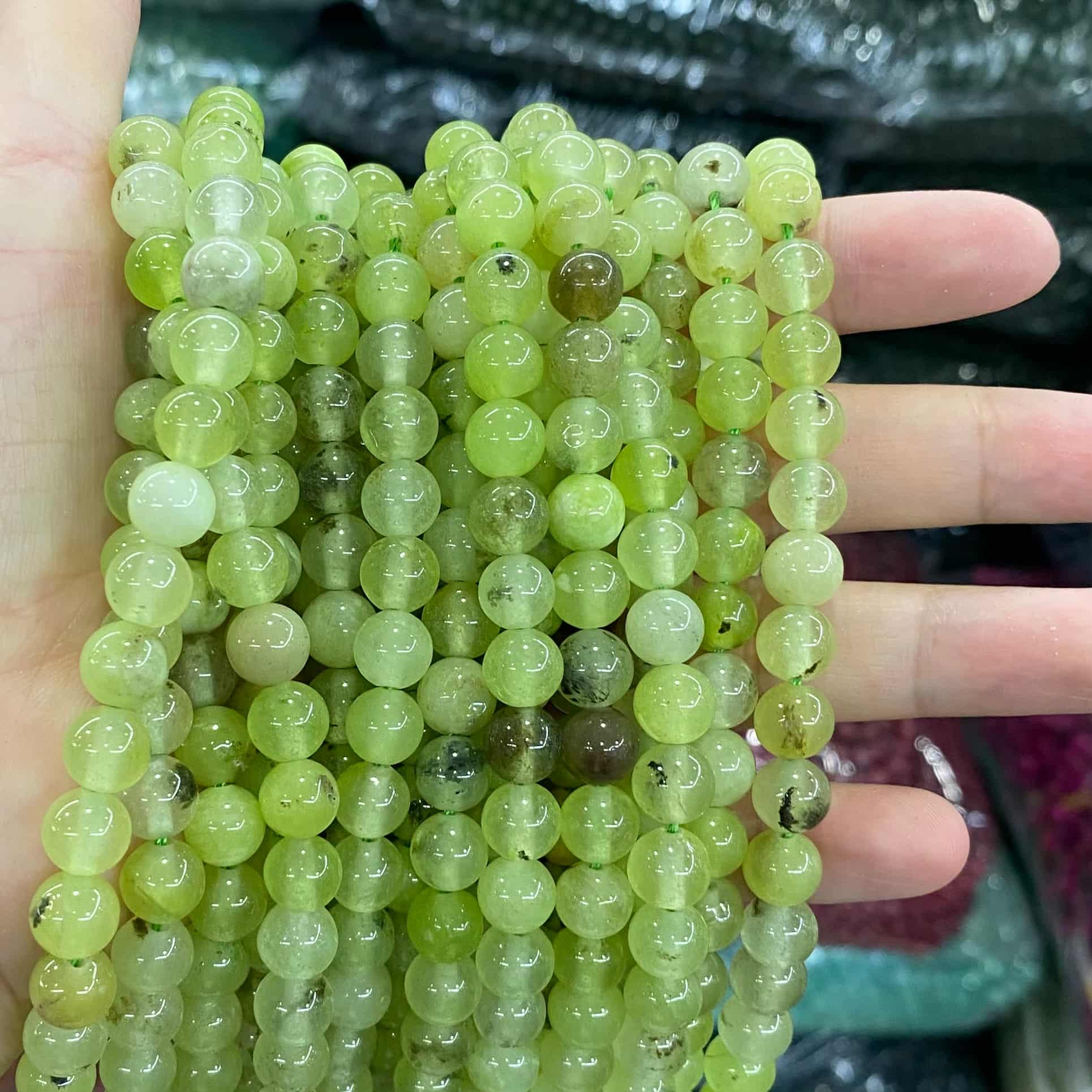 Color Jade Beads Round Smooth/Faceted Beads 6mm/8mm/10mm