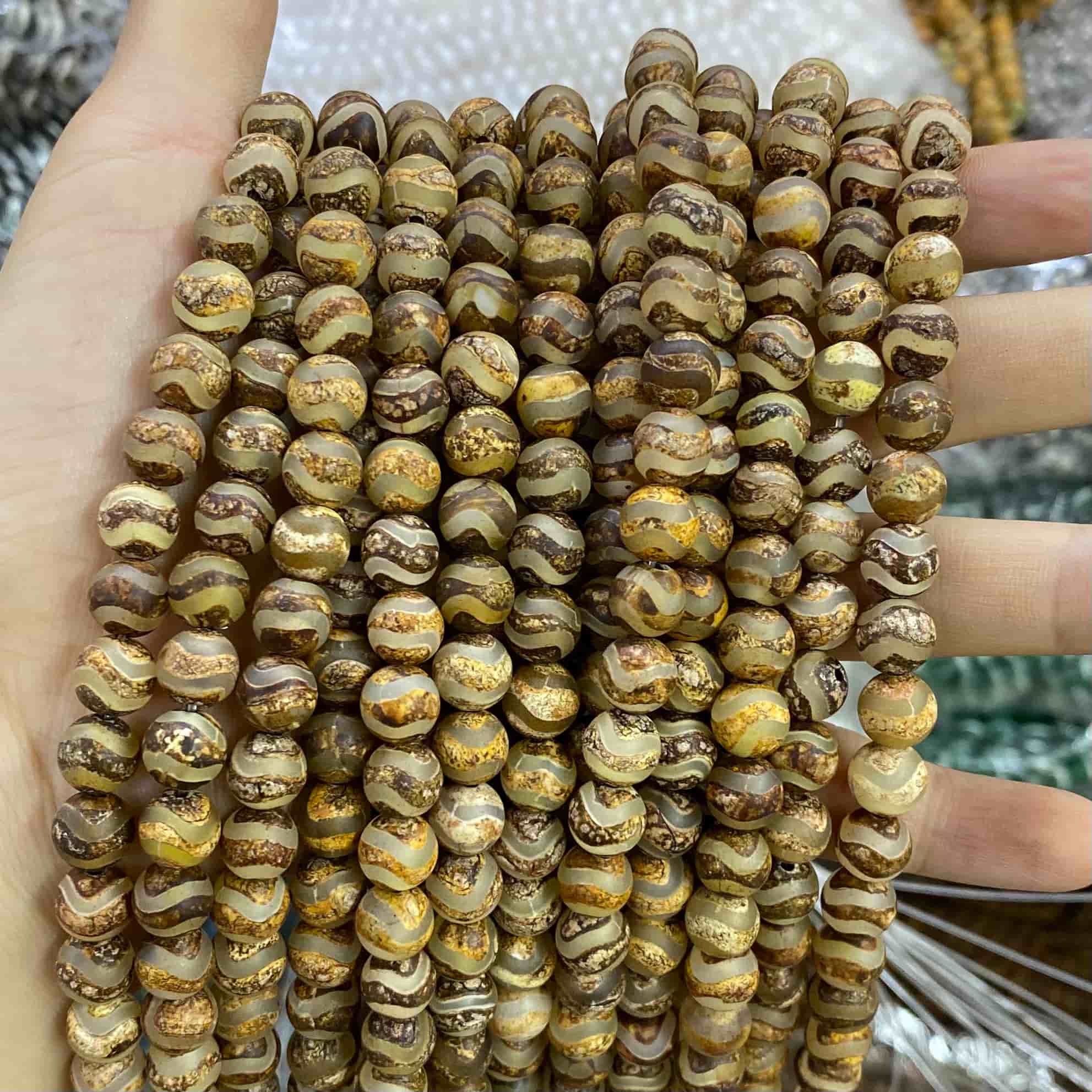 #2 Round Aagte Beads 6mm/8mm/10mm