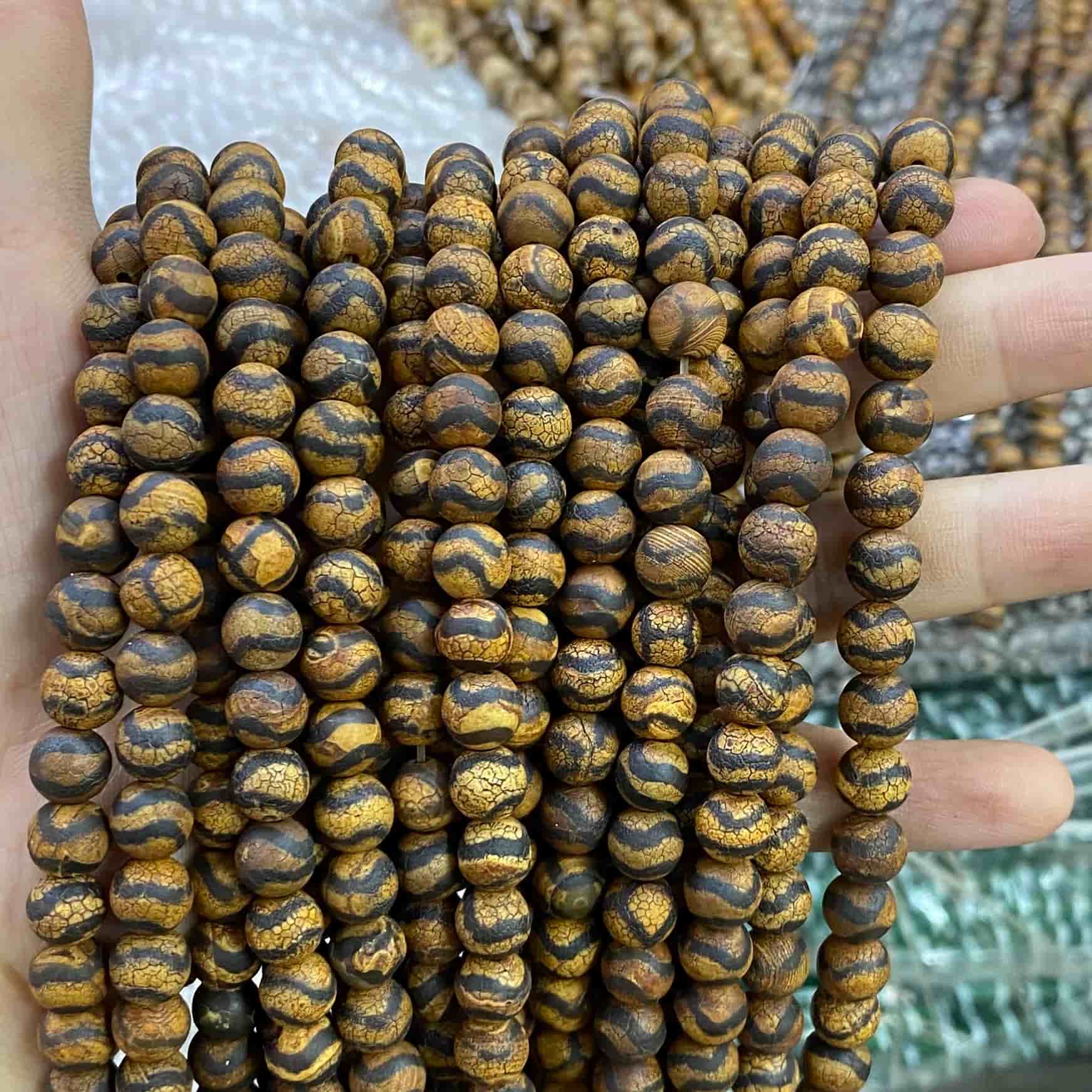 #2 Round Aagte Beads 6mm/8mm/10mm