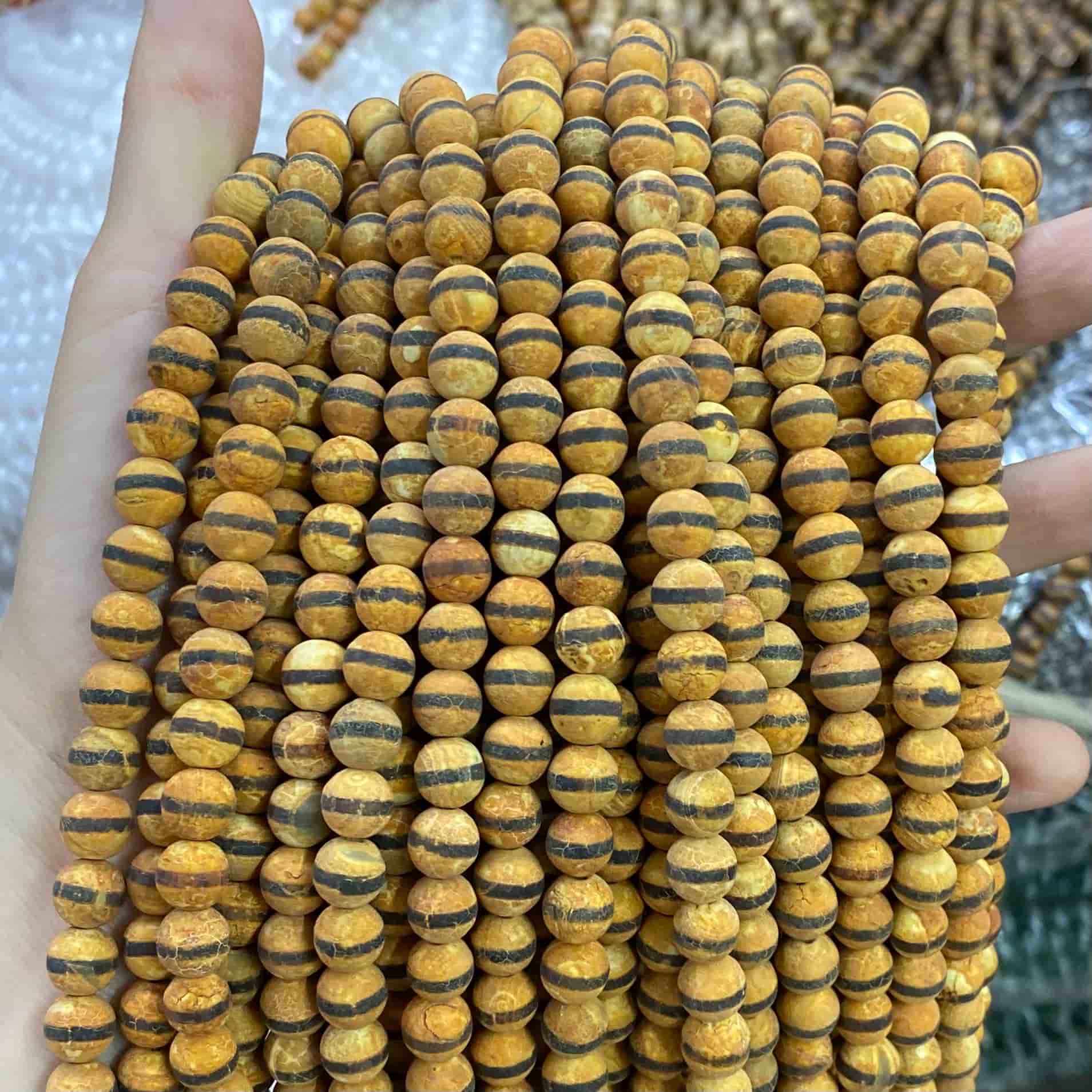 #2 Round Aagte Beads 6mm/8mm/10mm