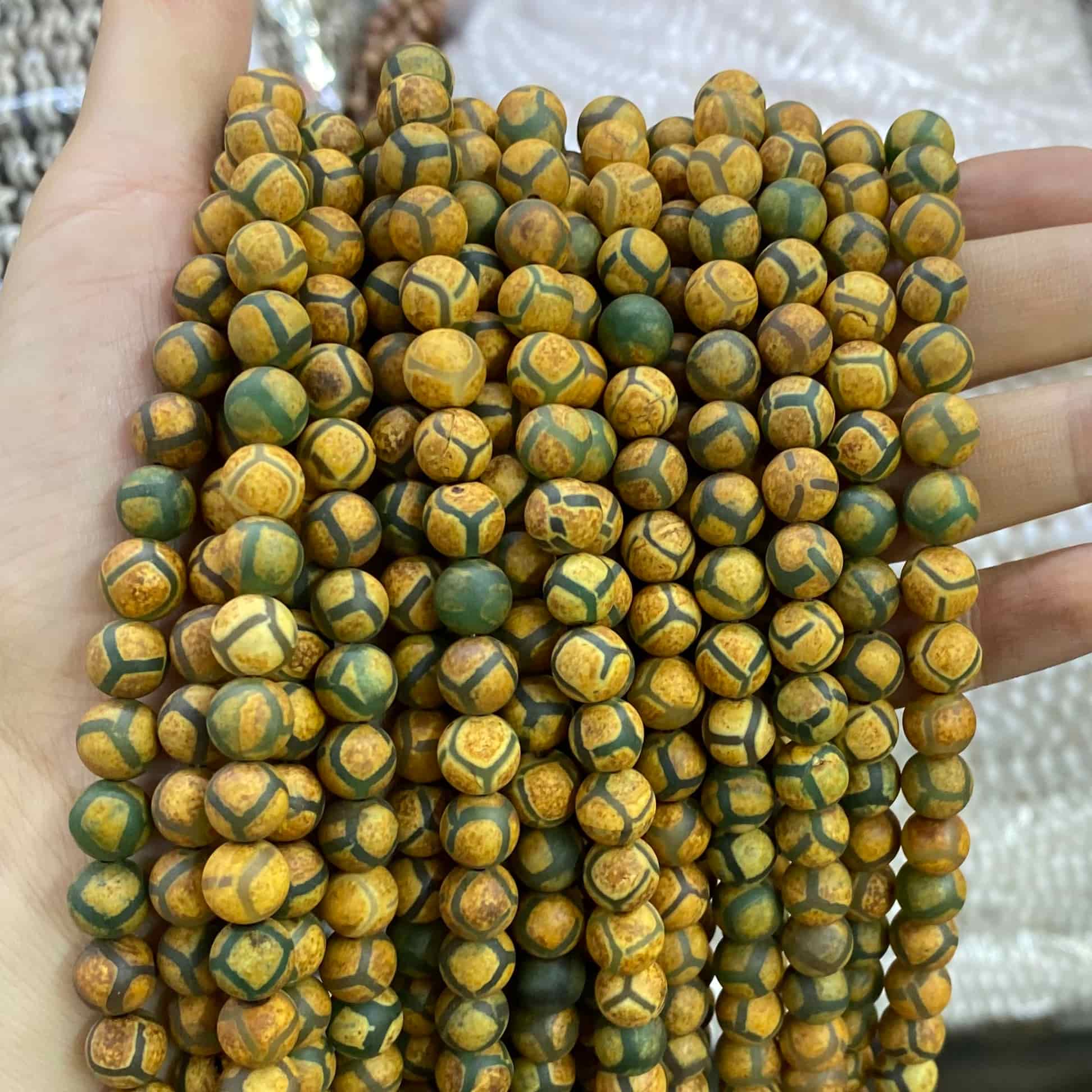 #2 Round Aagte Beads 6mm/8mm/10mm