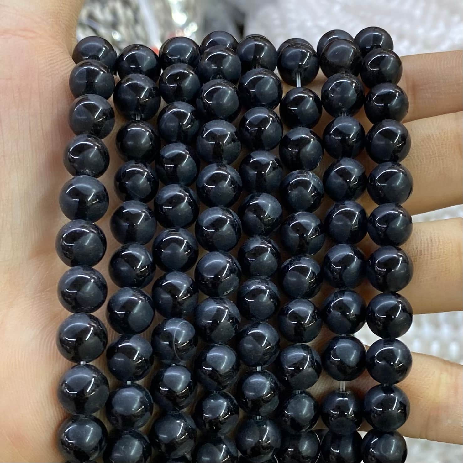 #2 Round Aagte Beads 6mm/8mm/10mm