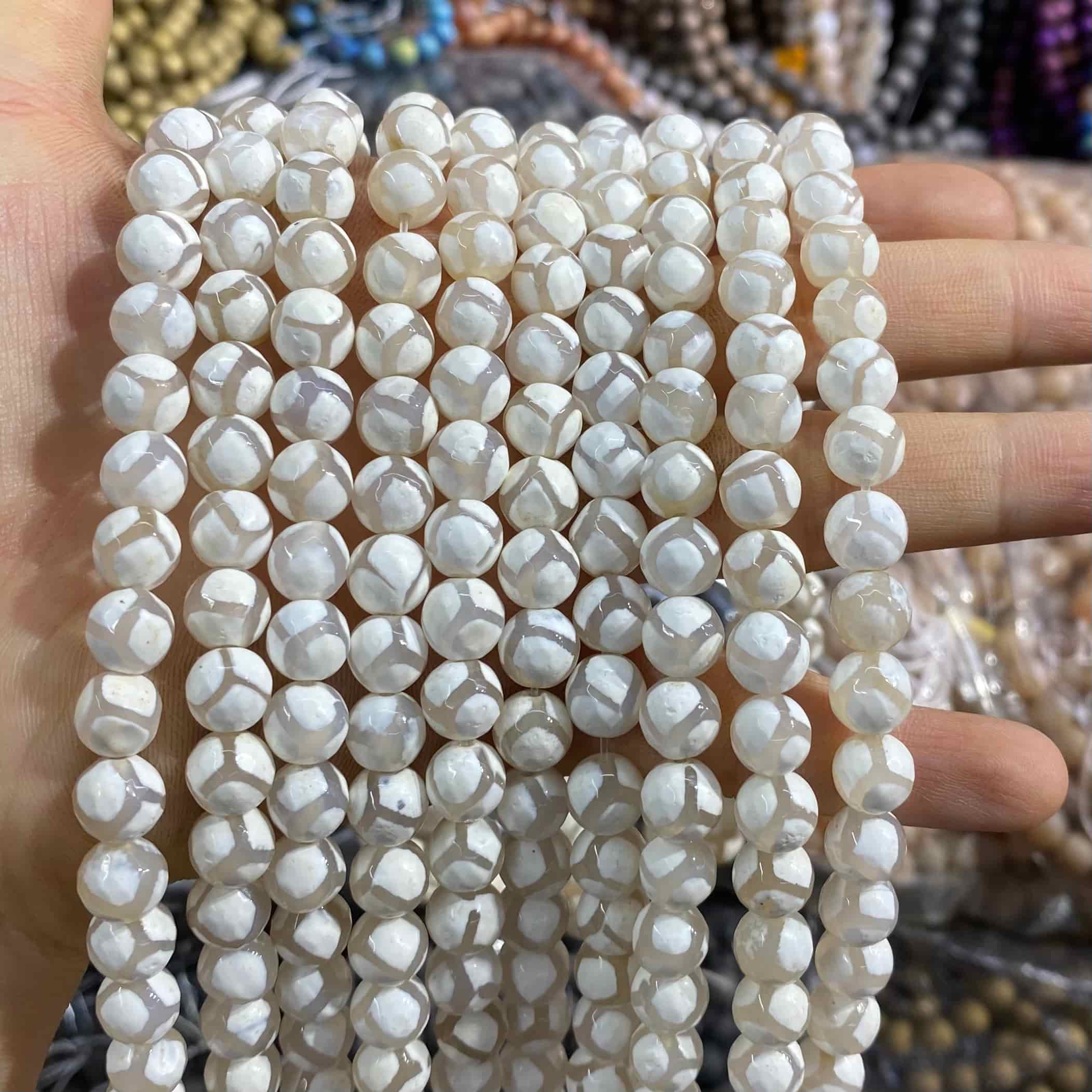 #2 Round Aagte Beads 6mm/8mm/10mm