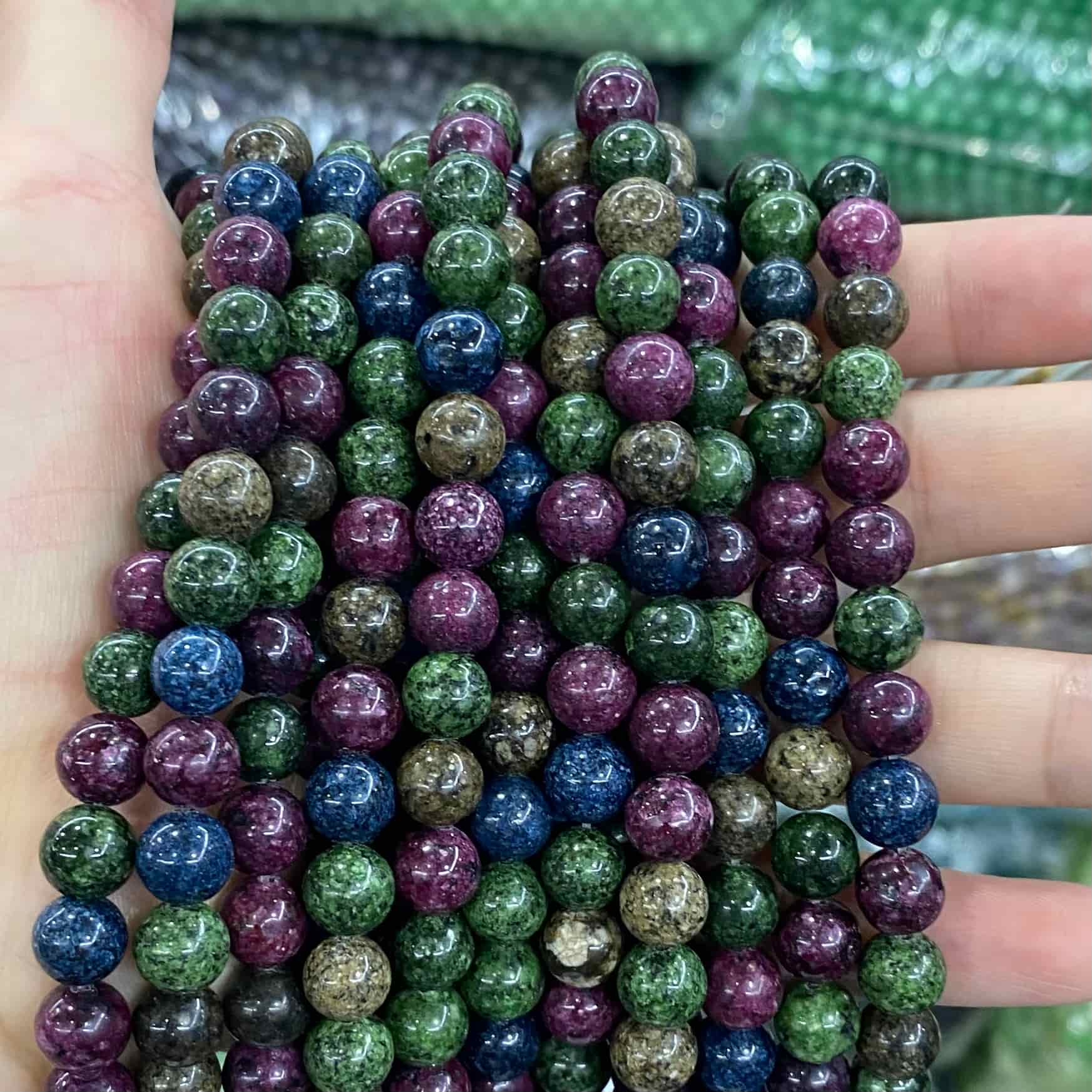 $1.99-8mm Color Jade Beads Round Smooth/Faceted Beads