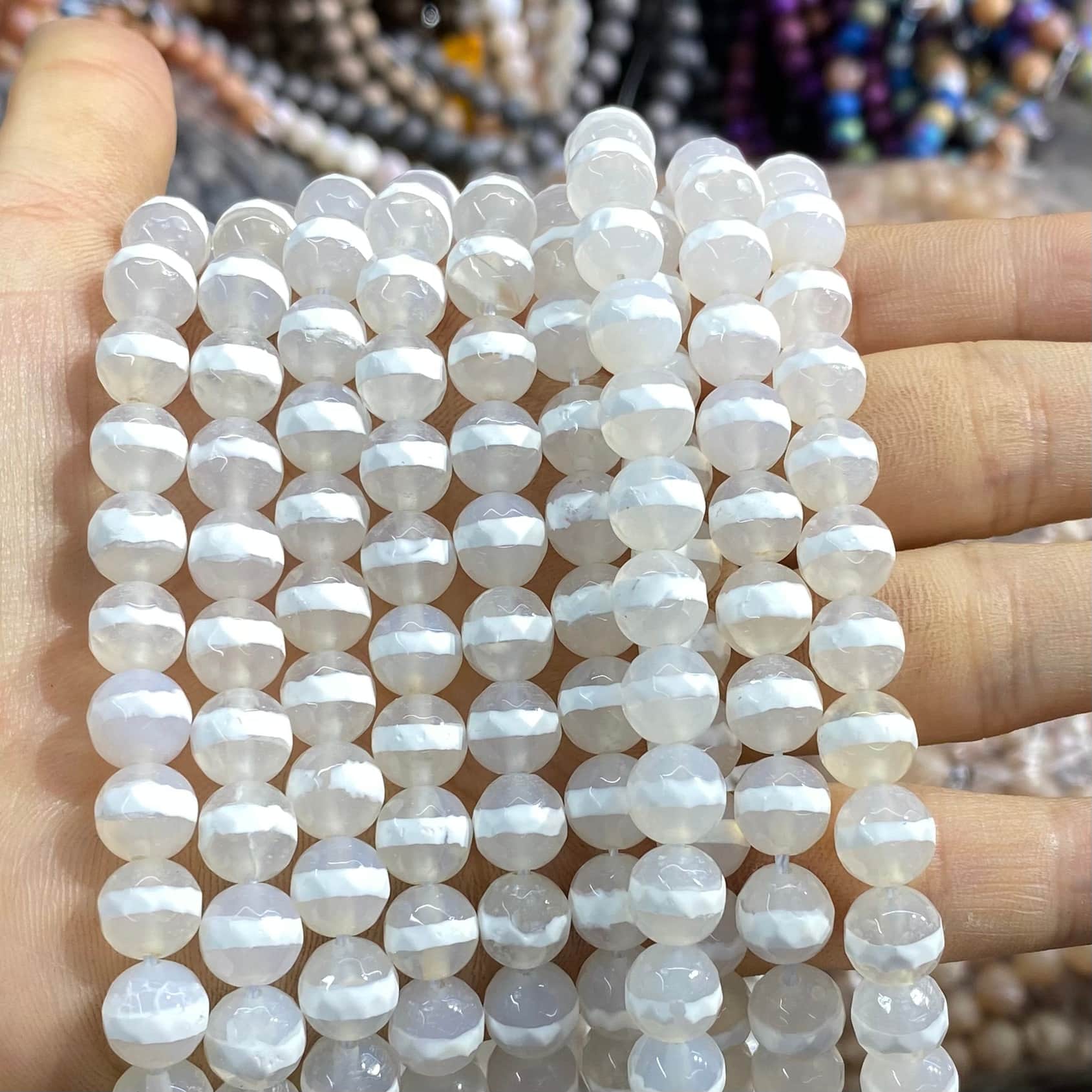 #2 Round Aagte Beads 6mm/8mm/10mm