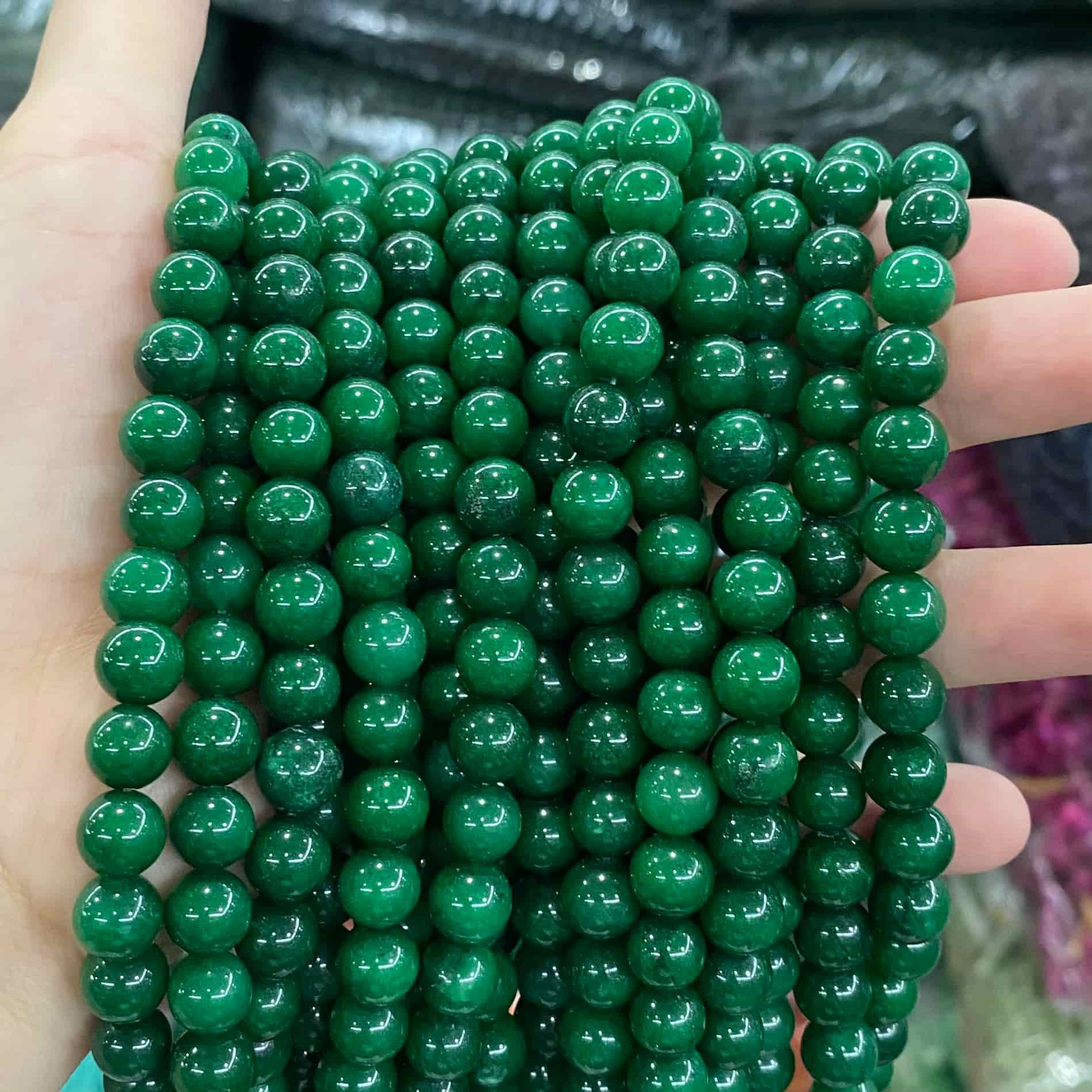 $1.99-8mm Color Jade Beads Round Smooth/Faceted Beads