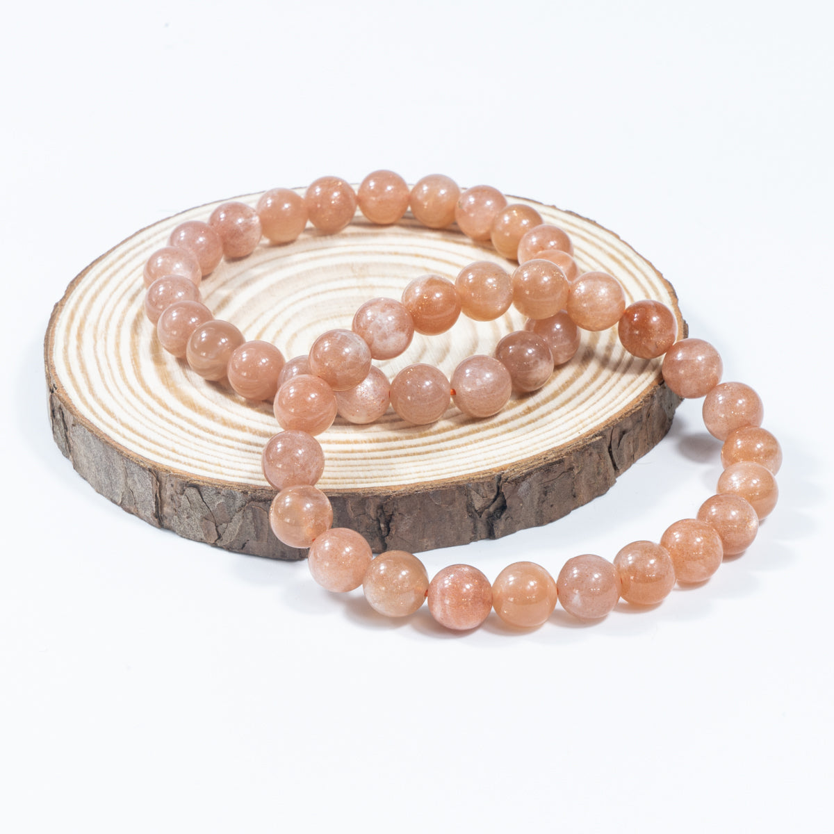 8mm 6mm 10mm Natural Gold Sun Stone Bracelet