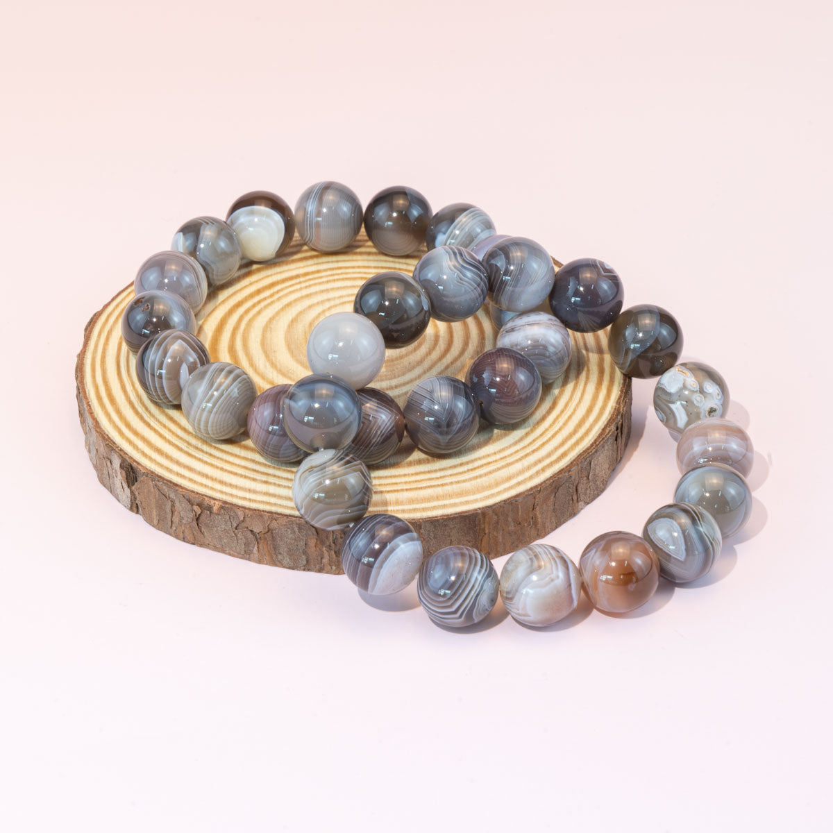 8mm 10mm 12mm Natural Persian Agate Bracelet