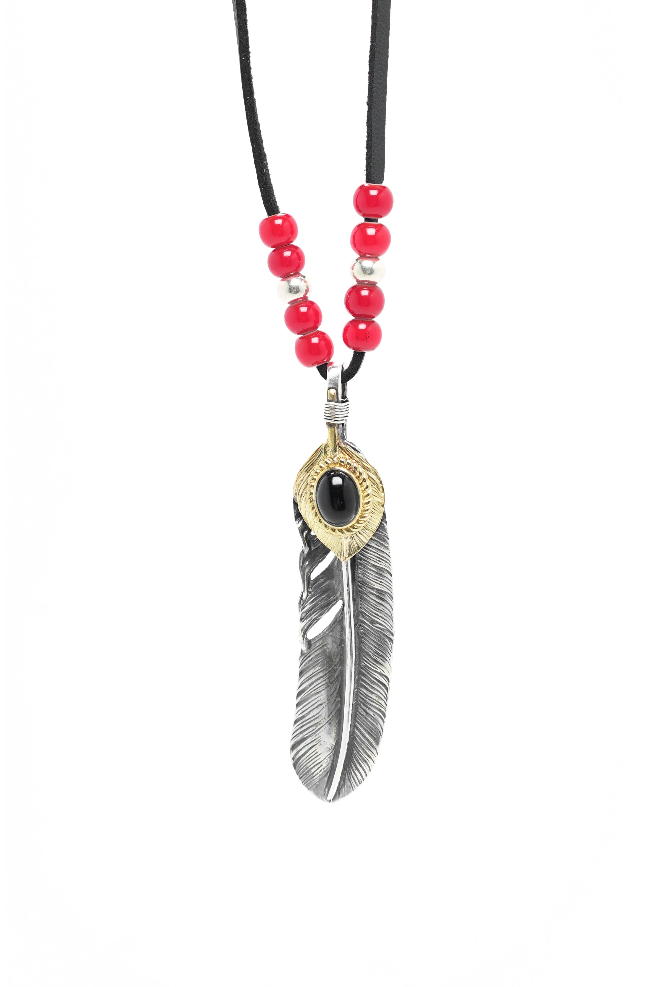 Japan Takahashi Goro John Mayer  Right Feather Necklace