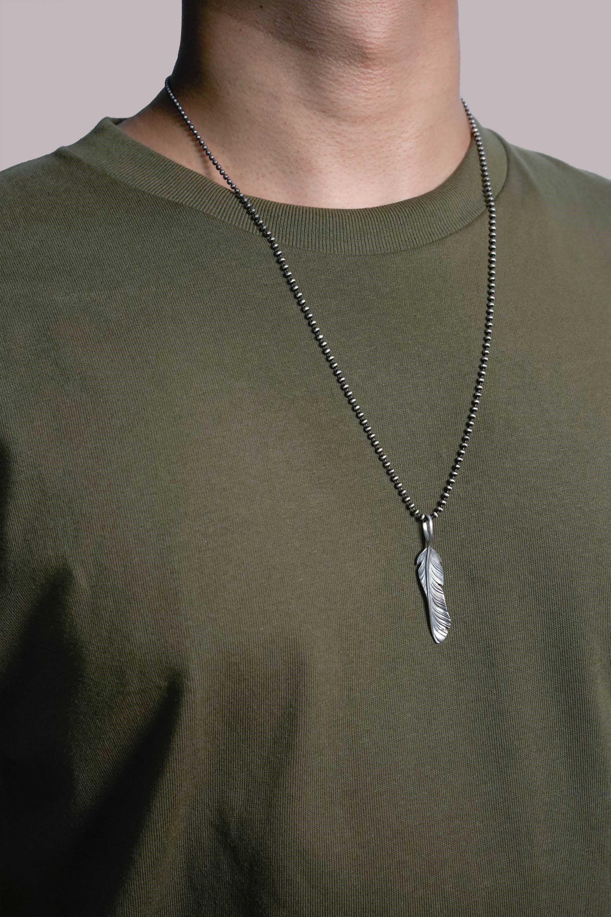 Twisted Leaf Retro 925 Silver Pendant