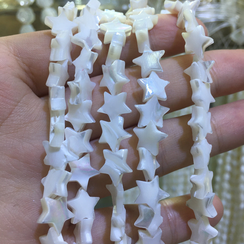 Star Shape Mother of Pearl MOP Beads