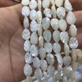 6X9MM Leaf Shape Mother of Pearl MOP Beads
