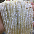 2x4mm Heshi Mother of Pearl MOP Beads