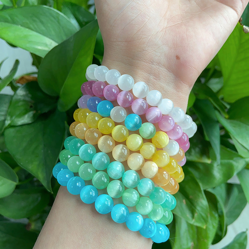Dopamine Color Selenite Bracelets $6.99/PCS