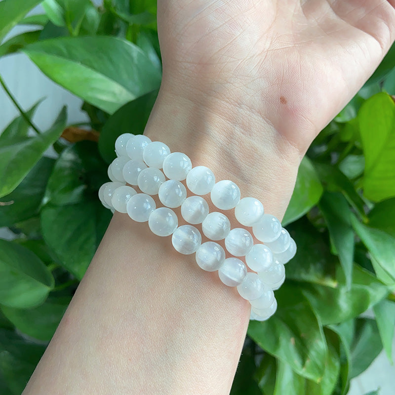 Dopamine Color Selenite Bracelets $6.99/PCS
