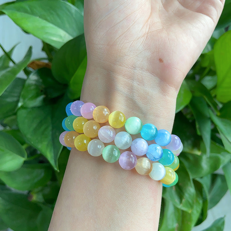 Dopamine Color Selenite Bracelets $6.99/PCS