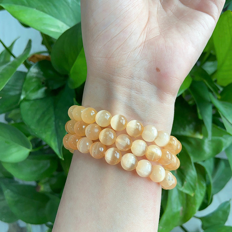 Dopamine Color Selenite Bracelets $6.99/PCS