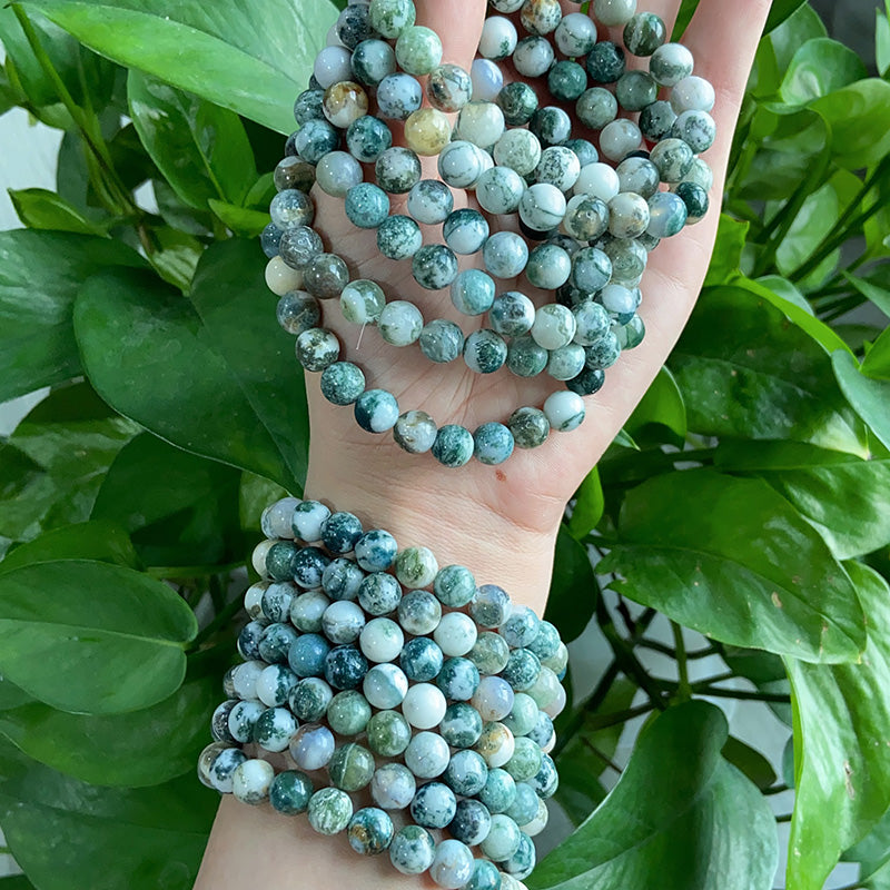 White Moss Agate Bracelet $9.99/3PCS