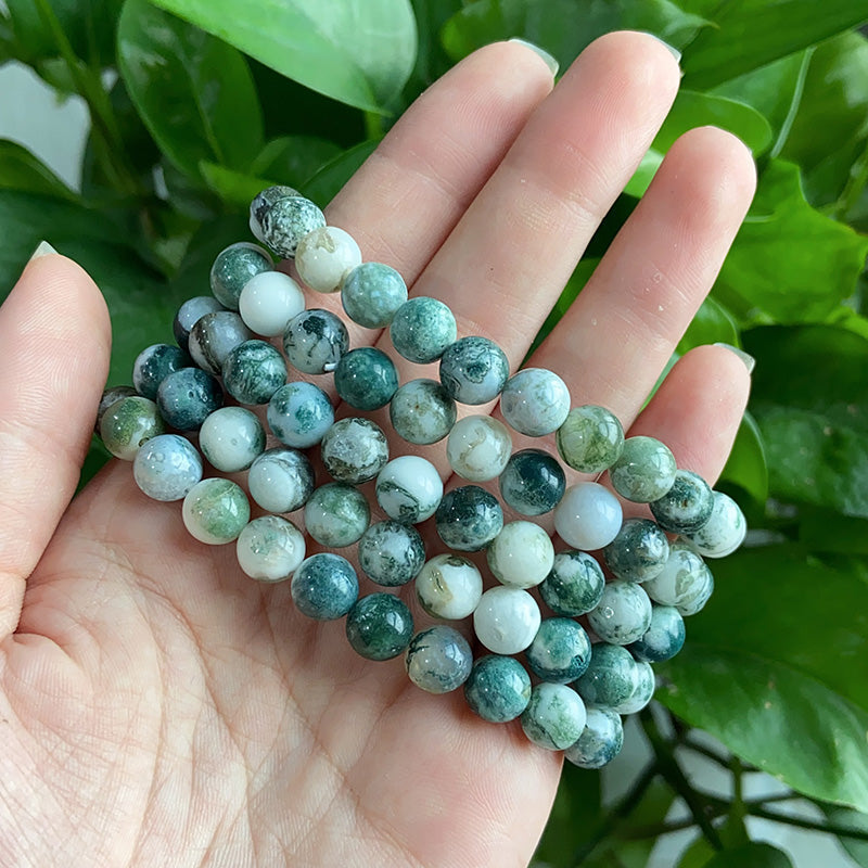 White Moss Agate Bracelet $9.99/3PCS