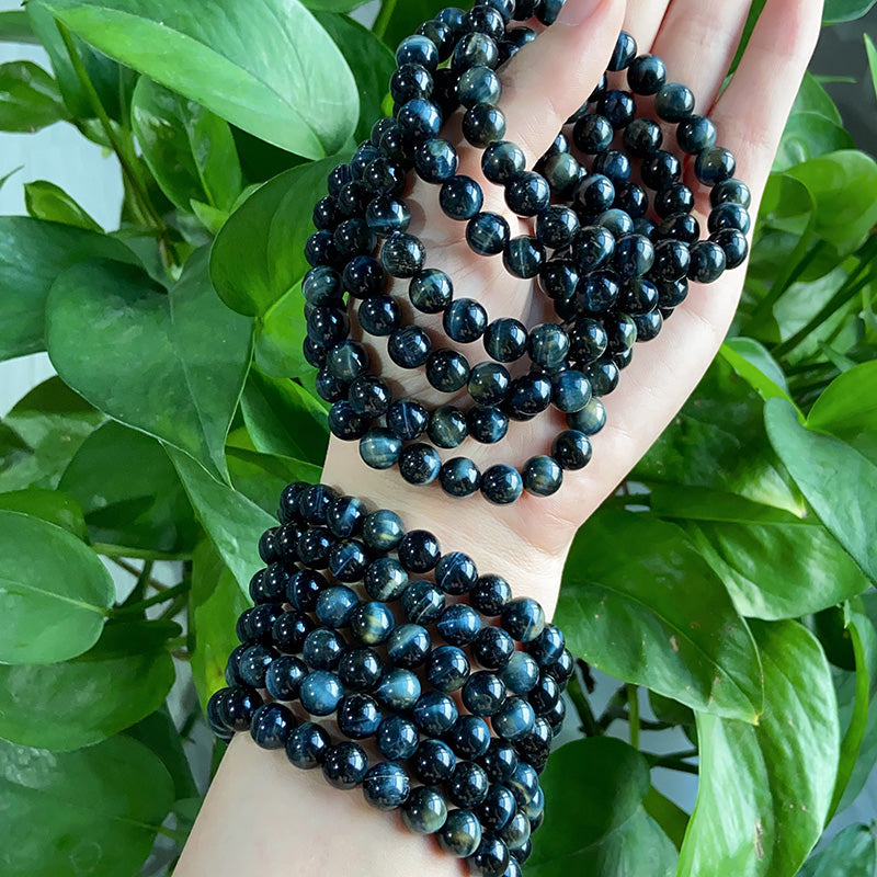 Blue Tiger Eye Bracelet $9/PC