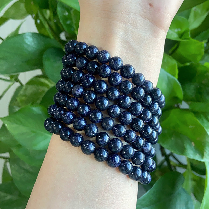 Blue Sandstone Bracelet $9.99/3PCS