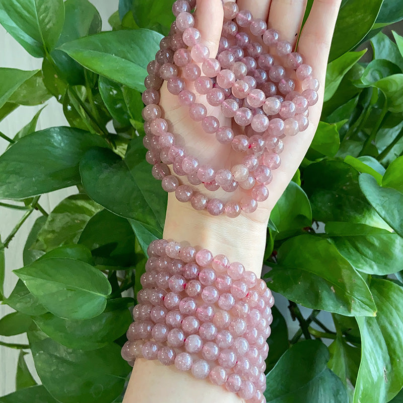 Strawberry Quartz Bracelet $6.99/1PCS