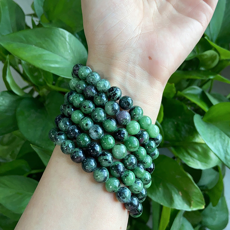Ruby Zoisite Bracelet $9.99/2PCS