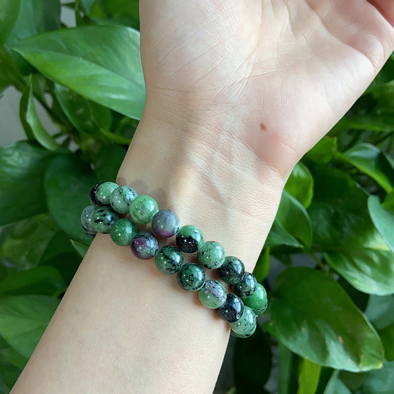 Ruby Zoisite Bracelet $9.99/2PCS