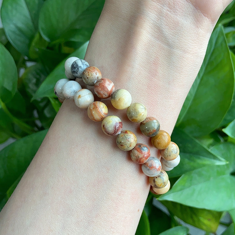 Crazy Lace Agate Bracelet $9.99/3PCS